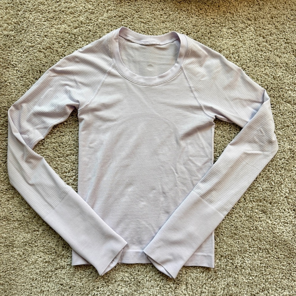 Lululemon Swiftly Tech Long Sleeve 2.0 *Race Length in Lavender Dew 0